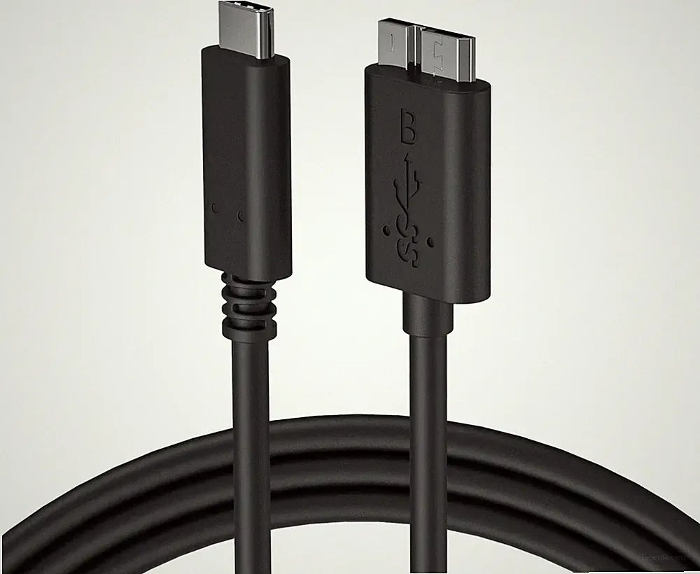 USB-C to Micro-B USB 3.0 Hard Drive Cable for Seagate Backup Plus / Expansion